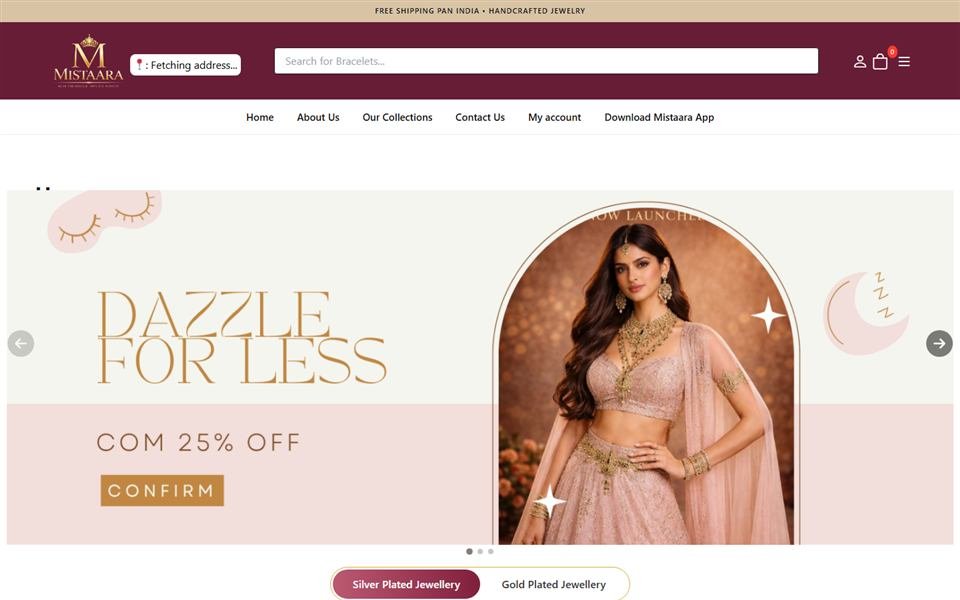 Mistaara – Ecommerce Store – Ecommerce project